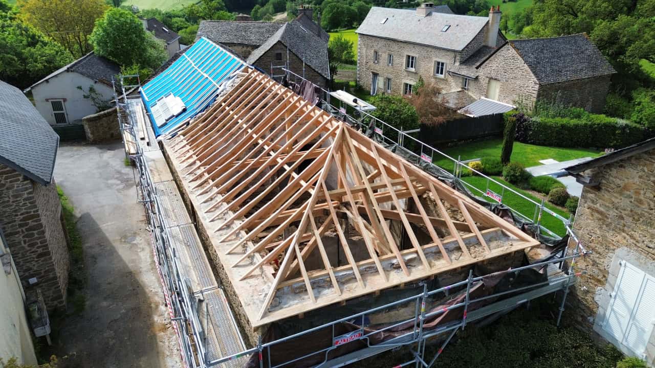 Charpente Traditionnelle 3 pans